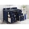 James Martin Vanities Brittany 48in Single Vanity, Victory Blue w/ 3 CM Charcoal Soapstone Quartz Top 650-V48-VBL-3CSP - alternate 3